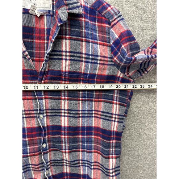 FRANK & EILEEN PLAID EILEEN FLEECE BUTTON SHIRT, SIZE S - Picture 5 of 7